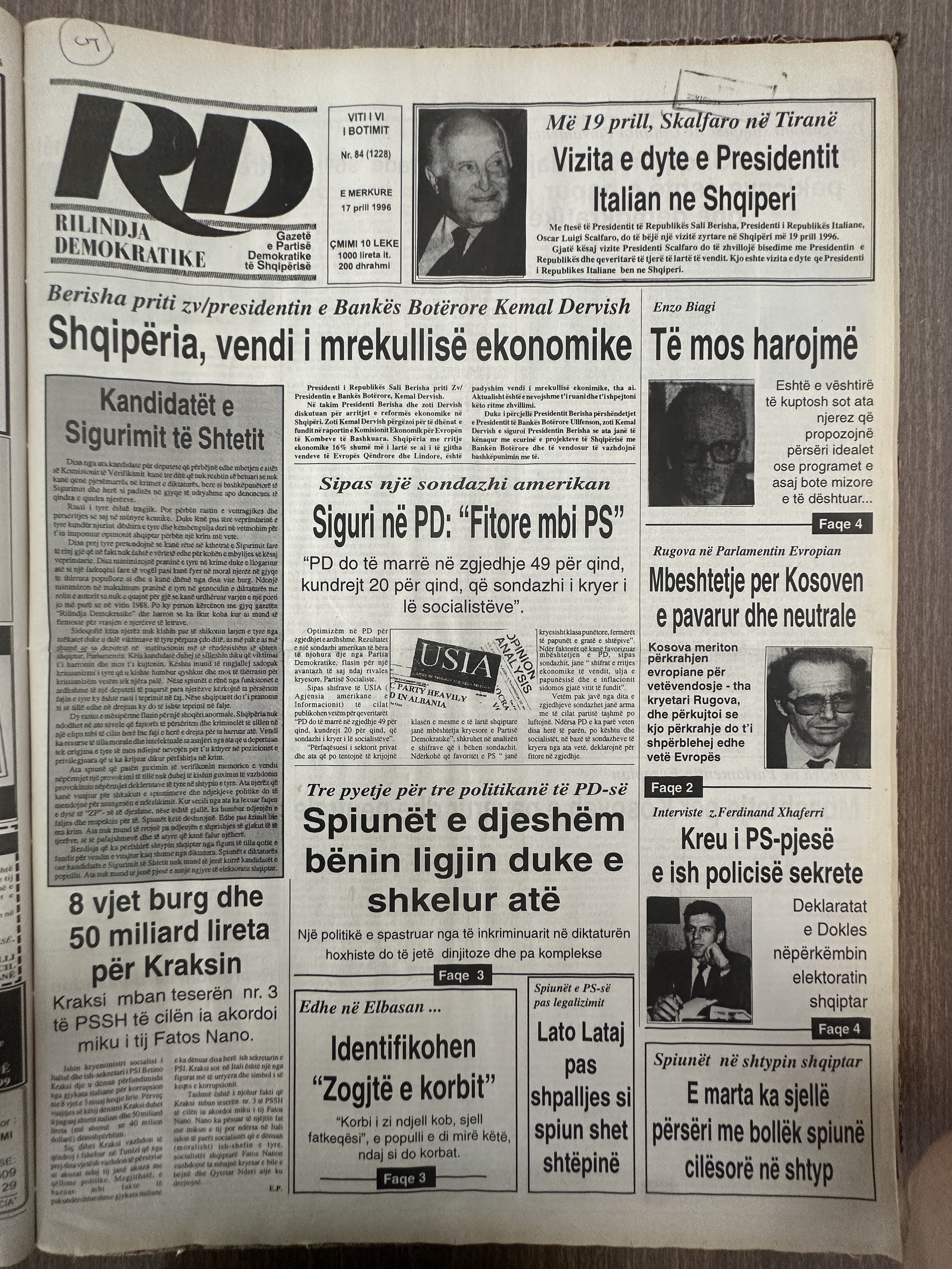 Rilindja Demokratike 1996-04-17